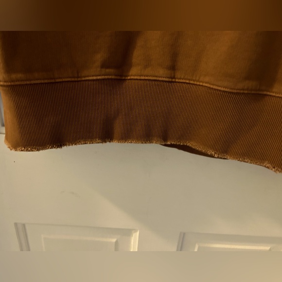 Free People x Sandrine Rose brown oversized embroidered sweatshirt. NWT - Picture 3 of 12